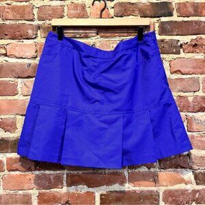 Adidas Golf Pleated Striped Skort Athletic Size 14